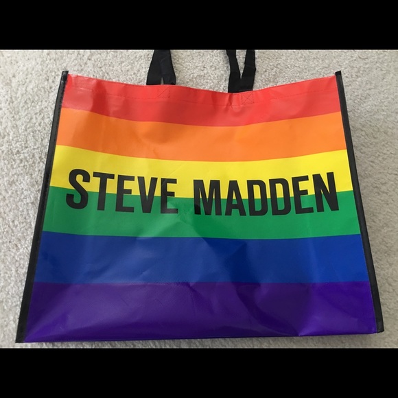 Steve Madden “pride” rainbow reusable tote bag - Picture 1 of 3